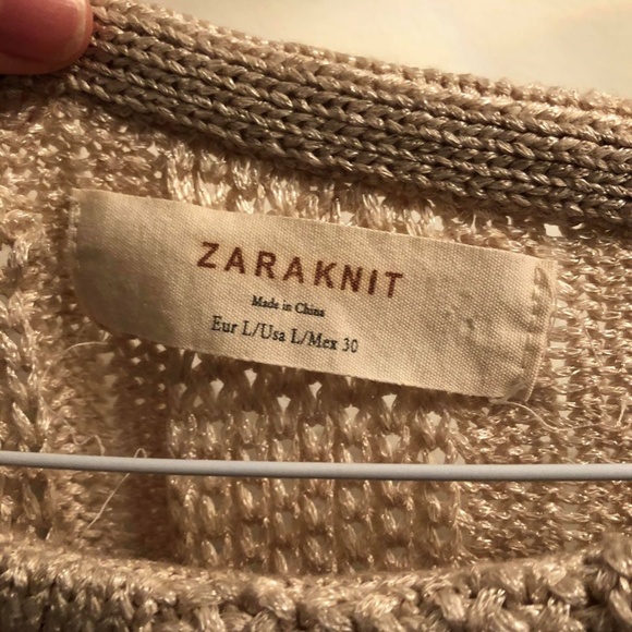 Pink Zara Knit Sweater - Picture 2 of 2